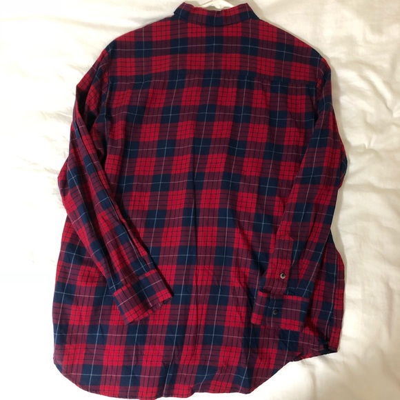 Madewell Red and Blue Plaid button down - Picture 5 of 5